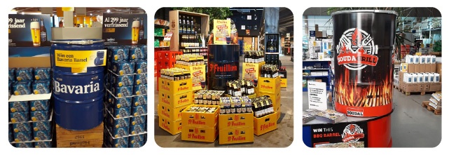 Ejemplos de barriles personalizados