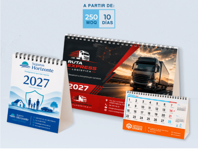 Calendarios de sobremesa Calendarios de sobremesa