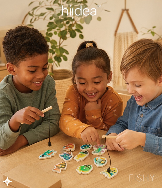 Descubre FISHY: el nuevo juego de pesca de madera para niños Descubre FISHY: el nuevo juego de pesca de madera para niños