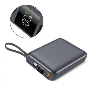 Pantalla LED que muestra el porcentaje de batería