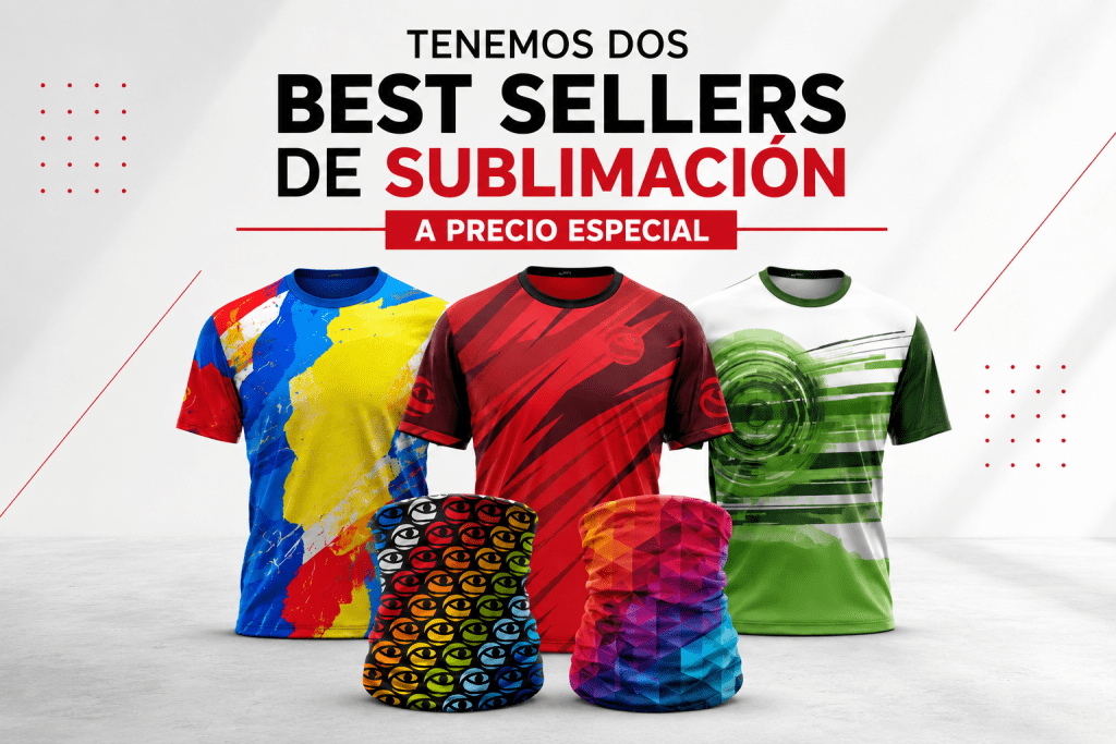 Tenemos dos Best Sellers de sublimación a precio especial, ¡sólo hasta el 31 de agosto! Tenemos dos Best Sellers de sublimación a precio especial, ¡sólo hasta el 31 de agosto!