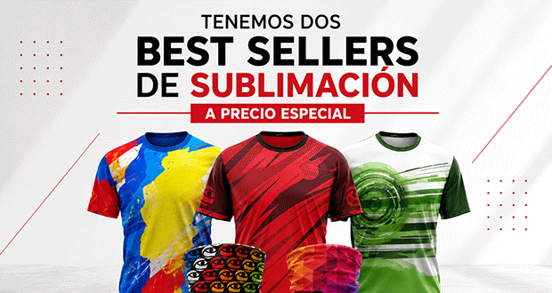 Tenemos dos Best Sellers de sublimación a precio especial - sólo hasta el 31 de agosto