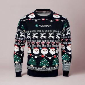 CX1553 S-M - CX1554 L-XL - Jersey navideño con luces LED