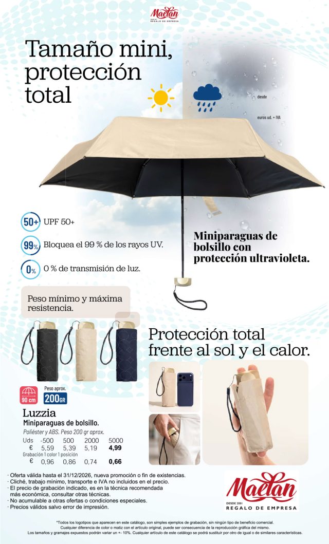 Oferta Paraguas Mini