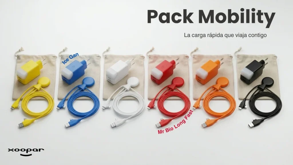 El dúo de carga ideal para llevar a todas partes, ¡con tu logo! ⚡