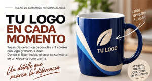 Logotipo grabado en cerámica