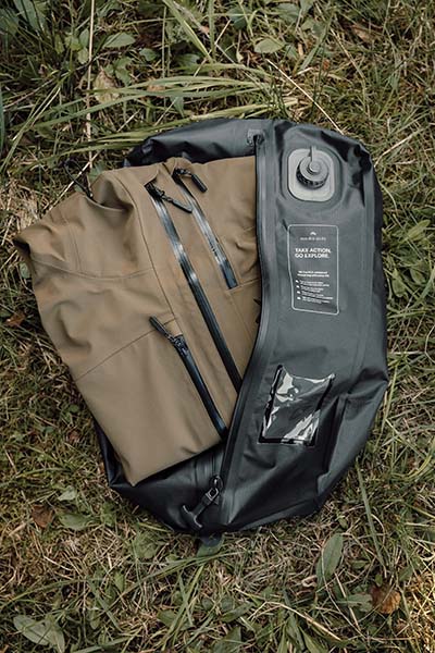 ND200.1201 - Bolsa de vacío Nordic Drift Trail RCS IPX 8 con bomba 20L, negro ND200.1201 - Bolsa de vacío Nordic Drift Trail RCS IPX 8 con bomba 20L, negro