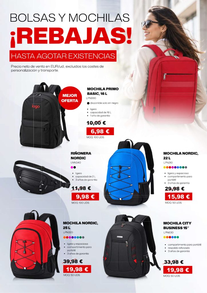 Oferta Bosas y Mochilas - REBAJAS