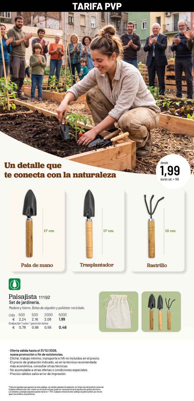 Oferta Set de Jardinería PVP Oferta Set de Jardinería PVP