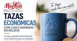 Tazas económicas con logo grabado al láser